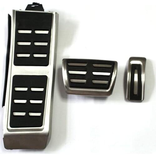 Stainless Steel AT/MT Car Pedals for Audi A4 B8 A5 S5 Q3 Q5 A6 C7 A8 S8