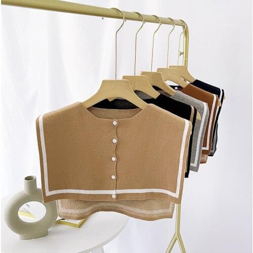 Silk Outside Shawl Bandage Air Conditioning Room Women Shoulder Sleeve Knitted Fake Collar Scarf sun protection