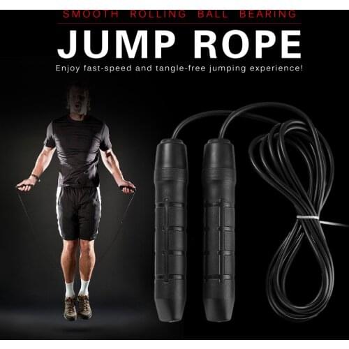 Adjustable Jump Rope Fitness Skipping Rope Soft Handles for Exercise Workouts Speed Endurance Training