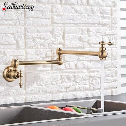 One-Handle Bathroom Kitchen Faucet Single Hole Cold Water Folding Wash Basin Tap Bathroom Balcony Are Available