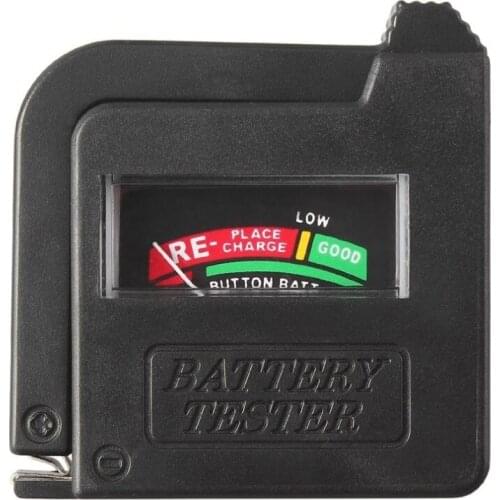 BT-168 Universal Battery Tester For 9V 1.5V And Button Cell AAA AA C D Universal Button Cell Battery Volt Tester Checker Indicat