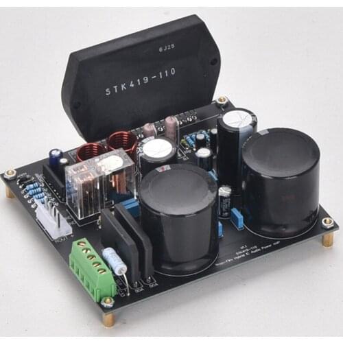 STK419-110 50W*2 Stereo Power Amplifier Board 6Ohm Sanyo Thick Film Class H For HiFi Home Audio Diy
