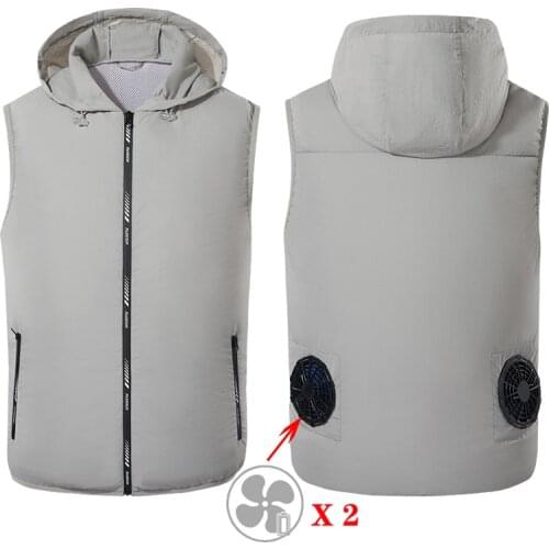 Air-conditioning Casual Clothing USB Cooling Fan Jackets Summer Heatstroke Prevention Vest Jacket Breathable Waistcoat Vest