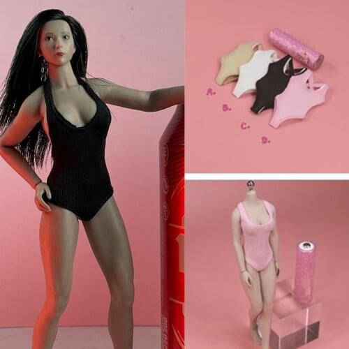 1/12 female soldier swimsuit underwear sexy one-piece swimsuit beach suit model for 12 inch action figure