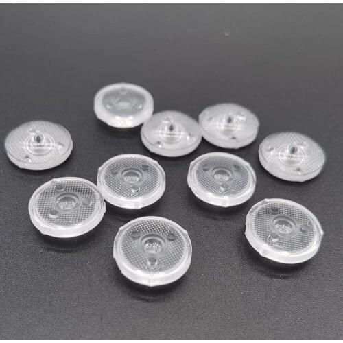 50-100pcs 14mm Inner fixed feet LED Optical Lens 3030/2835/3528 LED Diffuse Reflection For TV Backlight and Light box