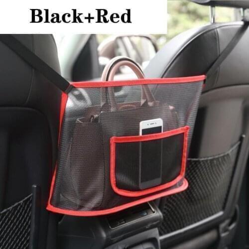 Car Decoration Seat Gap Storage Mesh Pocket Handbag Holder For Seat Cordoba 3 Exeo ST Toledo 4 NH 3 5P Arona Ateca Leon 3 SC