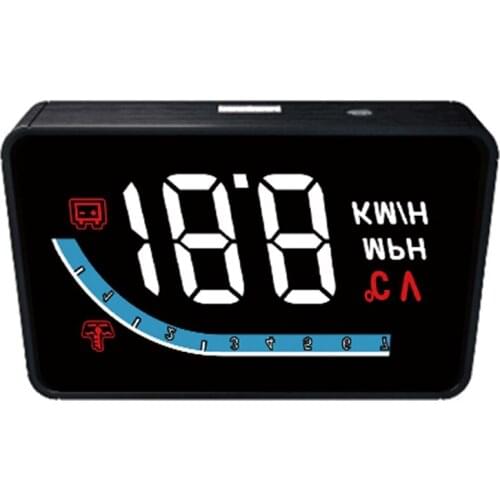 Car HUD Head-Up Display OBD2 Overspeed Warning Windshield Projector Alarm System L1