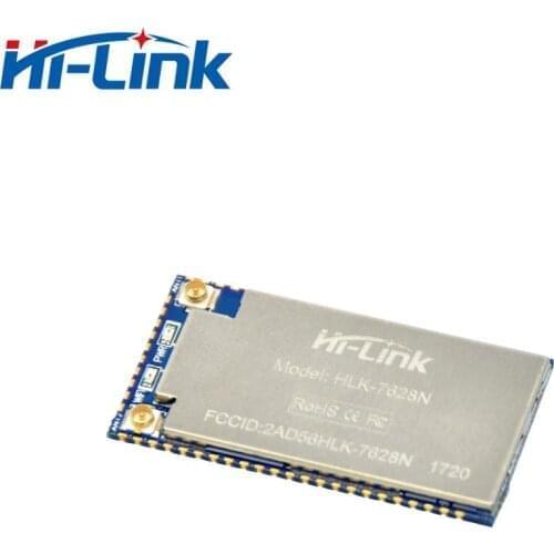 Free Ship 5pcs/lot MT7628N HLK-7628N Wireless Router module with 2 Antennas OpenWrt Version