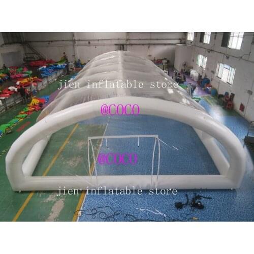 Free air ship to door,Customized PVC big Inflatable Swimming Pool,commercial portable Inflatable Swimming Pool Cover dome tent