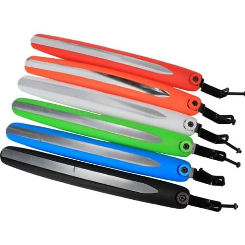 2pcs Bike Mudguard 20inch Bicycle Road Front Rear Wheel Fender MTB Bike Mud Guard Wings Universal Fender Bicycle Accessories