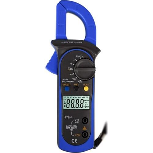 1 Pcs Digital Clamp Meter High Precision Volt Amp Resistance Multimeter Tester Auto Range LCD Display Handheld Meter Tool