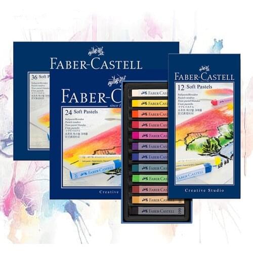 FABER CASTELL Art Design 12/24/36 color chalk drawing powder sticks