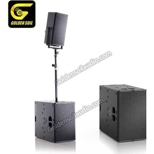 Goldensoil Audio T24N Dual 12 Inch Full Range Speaker T24N Line Array Loudspeaker DJ Equipment