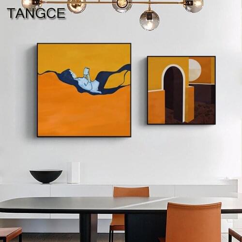 Modern Abstract Bearded Man Canvas Art Painting for Living Room Bedroom Pictures Poster and Prints Nordic Home Decor Wall Poster