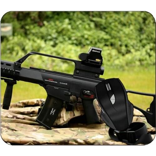 Mouse Pad Weapon Rifle Backpack Mouse Pad For Home Office Working