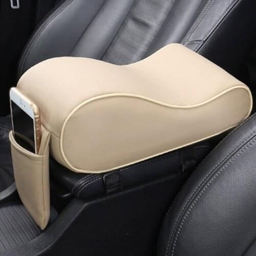 Leather Car Center Console Armrest Box Cushion For Chery Tiggo Fulwin Geely Vision SC7 MK CK Cross Gleagle SC7 Englon SC3 SC5