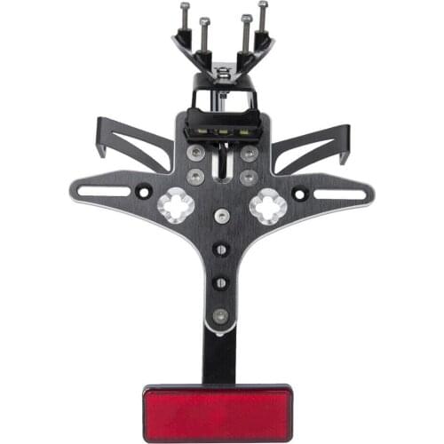 Motorcycle Adjustable CNC Aluminum License Number Plate Frame Holder Bracket For Ducati 899 1199 1299 2012 2013 2014 2015 2016