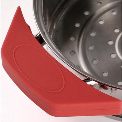 Non-Slip Silicone Handle Holder Pot Pan Handle Cover Heat Wrap Pot Sleeve Cover Grip Cookware Parts Kitchen Supplies