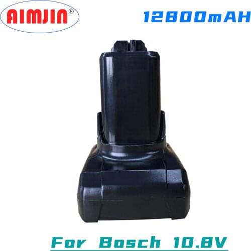 Upgrade 12800mAh Replaceable Power Tool Battery for Bosch 10.8V/12V BAT411 BAT411A BAT412 BAT412A BAT413 GOS GLI GOP GSB