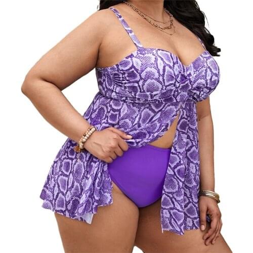 Wholesale Bikinis Sets Plus Size Two Piece Sets Women Beach Outfits Sexy Off Shoulder Tank Crop Top Shorts Summer Dropshipping