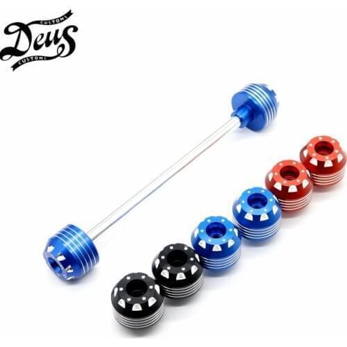 Front Axle Fork Crash Slider For MV Agusta F3 Brutale 675/800 2013-2015 Black Red Blue
