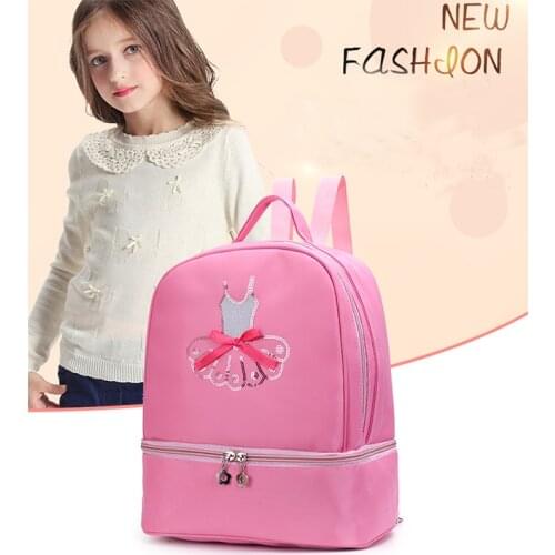 Girl Dance Backpack For Dancing Shoes Clothes Clothing Storage Bag For Training Course Performance Bags Children Kid Backpacks