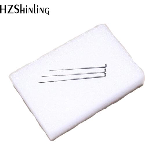 Wool Felt DIY Workplace Mat White Foam,Needle Felting Poked Pad Sewing Accessories Tools Felting Craft Handmade