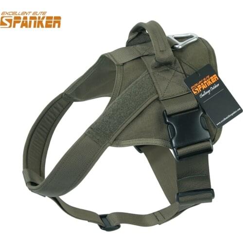 EXCELLENT ELITE SPANKER Tactical Dog Training Vest Dog Clothes Molle Pet Vest Harness Training Dog Harness Hunting Accessories