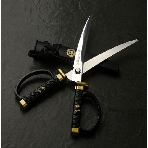 1pc Japanese Creative Katana Scissors Retro Metal Sewing Tailor Thread Tool for Needlework Office Household Paper Cutting