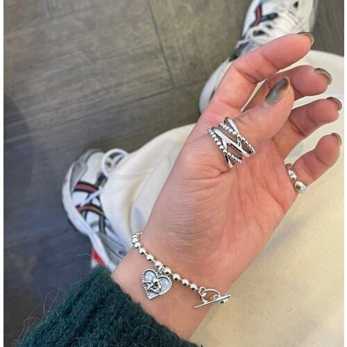 SHANICE Multilayer 925 Sterling Silver Rings for Women Thai Silver Fine Jewelry Vintage Handmade Cross Twining Party Accessorie