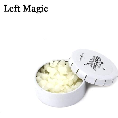 1pc Box White Wax Used For Invisible Thread Magic Accessory Stage Close Up Illusions Magic Tricks Gimmick Props