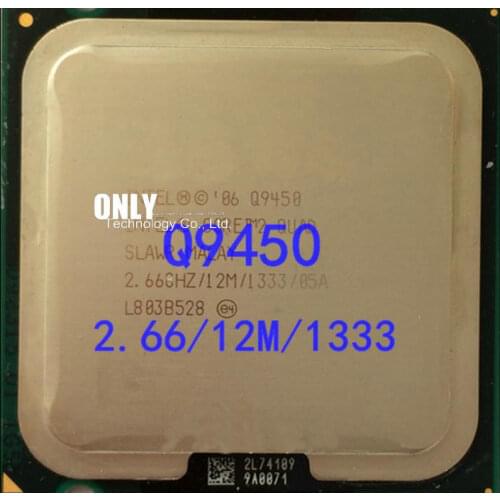 Free shipping Core 2 Quad Q9450 Processor 2.66GHz 12MB 1333MHz Socket 775 cpu