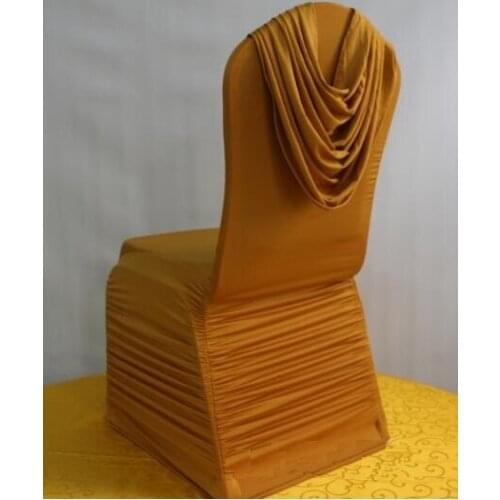 Chair cover wrinkle with curtain luxury wedding chair cloth sash spandex fashion new style free shipping WT064