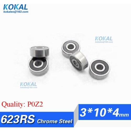 [CM623RS-P2]Free Shipping 10pcs miniature ball bearing fishing rod ball bearing 623RS 623-2RS 623-RS bearing 3*10*4mm