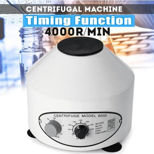 Efficient 800D 4000rpm Timing Electric Laboratory Centrifuge Medical Practice Machine Desktop Centrifuge