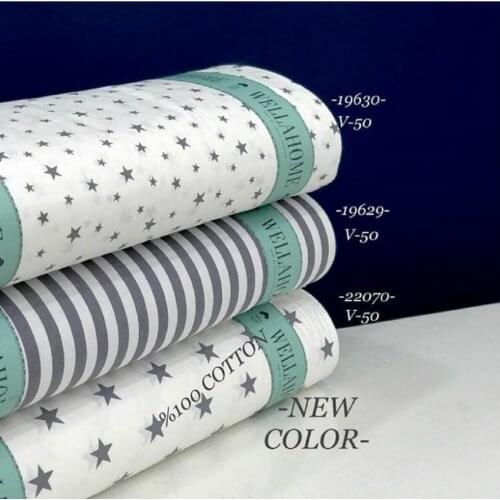 240cm eninde geometrik desenli nevresimlik kumaş