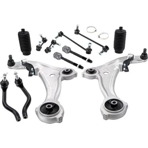 12PCS Suspension Kit for Nissan Altima Control Arm Tie Rod End Sway Bar End 2007 2008 2009 2010 2011 2012 ES800356