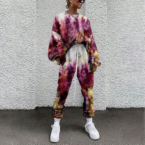2021 New Womens Digital Printed Grass Pattern Suit Autumn and Winter Clothing