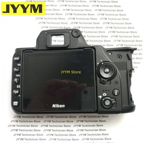 NEW For Nikon D7500 Back Cover Rear Shell Case with LCD Display Screen Window Protector Button Hinge Flex Cable Camera Parts