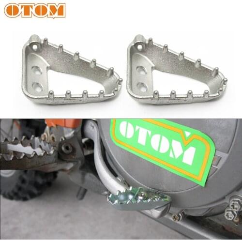 OTOM Motorcycle Rear Brake Lever Pedal Extender Foot Pegs Enlarge Extension For KTM EXC SXF XC XCF-W HUSQVARNA FE TC FX 125-530