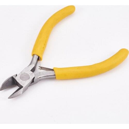 Carbon Steel Jewelry Pliers Side Cutting Pliers Polishing Jewelry Making Tools 10.5x8.4x0.8cm