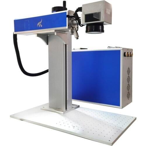Size 100*100Mm Simple Operation Max Laser Source Abs Plastic Laser Marking Machine 20W