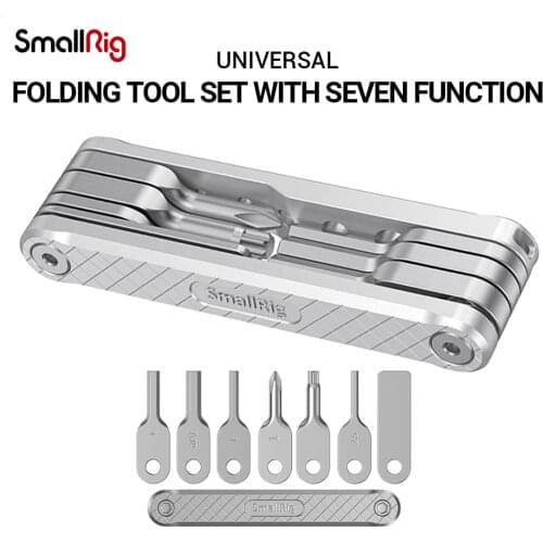 SmallRig Folding Tool Set with Screwdrivers Allen Wrenches Slotted Screwdriver And Torx T25 Driver Tools-2213