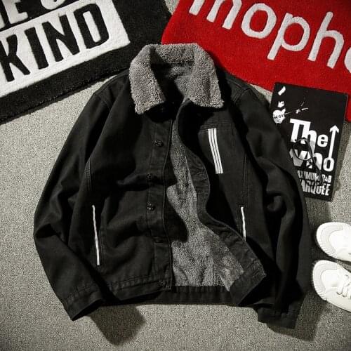 Winter Warm Black Denim Jackets New Fashion Men Thicker Warm Denim Coats Good Quality Men Loose Casual Winter Jackets Size 5XL