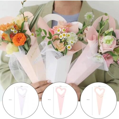 1PC Kraft Paper Valentines Day Gift Box Single rose flower box holiday custom gift box flowers package Bag Wrapping