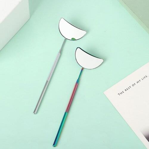 1 Pc Eyelash Extension Mirror Makeup Mirror Magnifying Checking False Eyelashes Tools