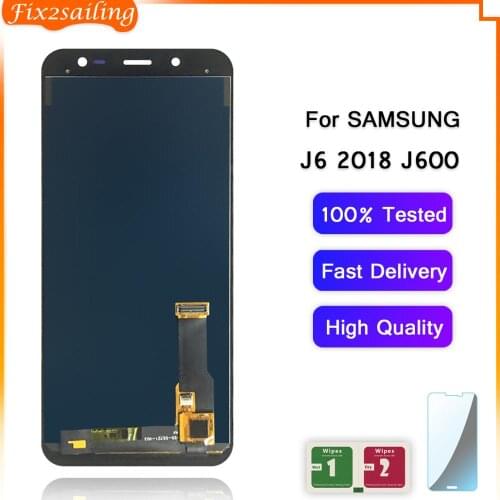 10pcs For Samsung Galaxy J6 J600 2018 J600F J600F/DS J600G/DS LCD Display Touch Screen Adjust Brightness Replacement Parts