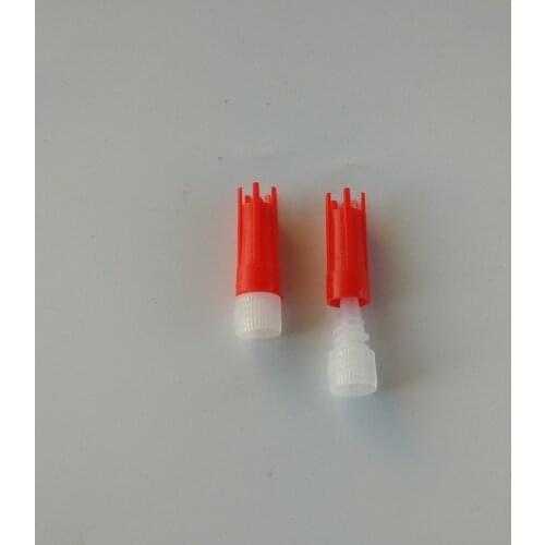 10Pcs Small nozzle plastic head for 3ml Gift small glue 3ml fill drill stick paste drilling glue