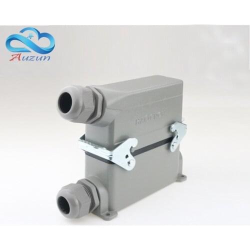 H16B - HE - 024-3 24 core heavy connectors high base a two-button 16 a500v screws on both sides