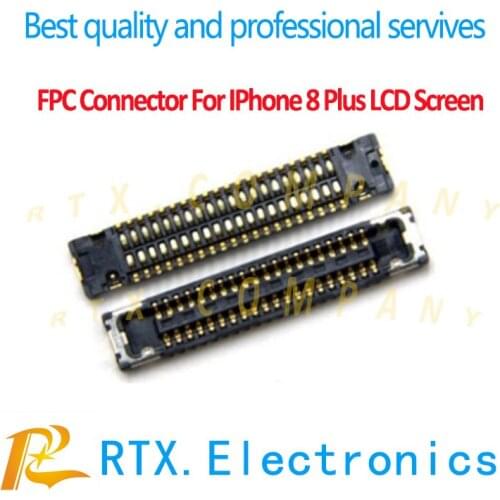 30pcs/lot For IPhone 8plus 8P 8+ 5.5"LCD Digitizer Screen Touch/Display FPC Connector Port on Motherboard Logicboard Replacement